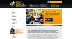 Desktop Screenshot of accessservices.org