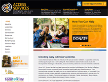 Tablet Screenshot of accessservices.org